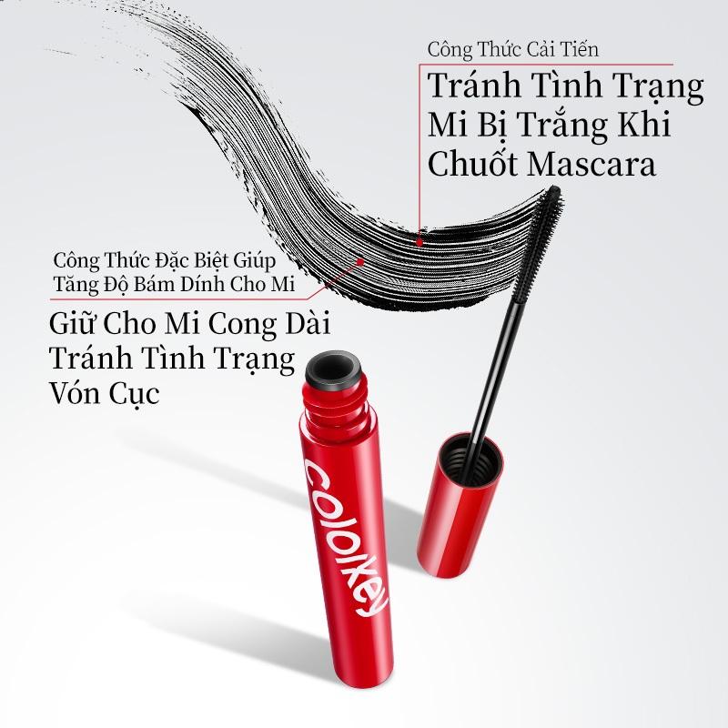 Product Introduction of Mascara COLORKEY Hỗ Trợ Giúp Mi Dài Và Tơi, Tạo Cảm Giác Tự Nhiên, Nhanh Khô, Không Lem Trôi Rosslyn Chính Hãng Cosmetic Mỹ Phẩm 12