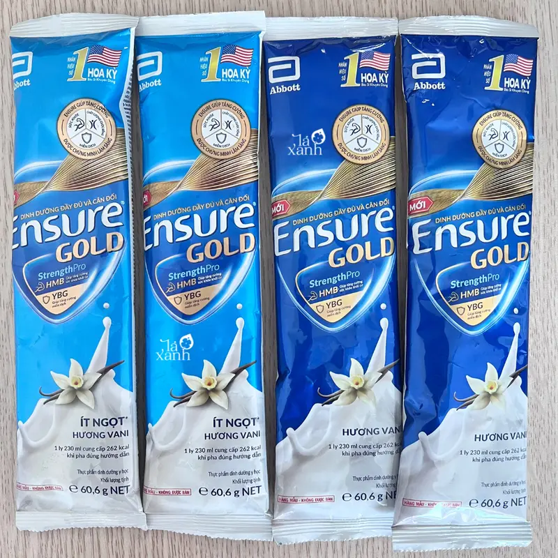 Sữa Ensure dạng gói 60,6g - Combo 10 gói 3