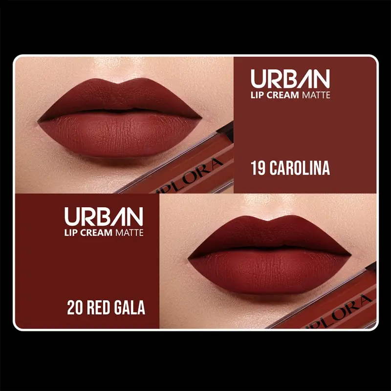 ❤ AURORA ❤ IMPLORA ️BPOM Urban Lip Cream Matte Velvet ( lipcream Lipstick Lipstik ) 1