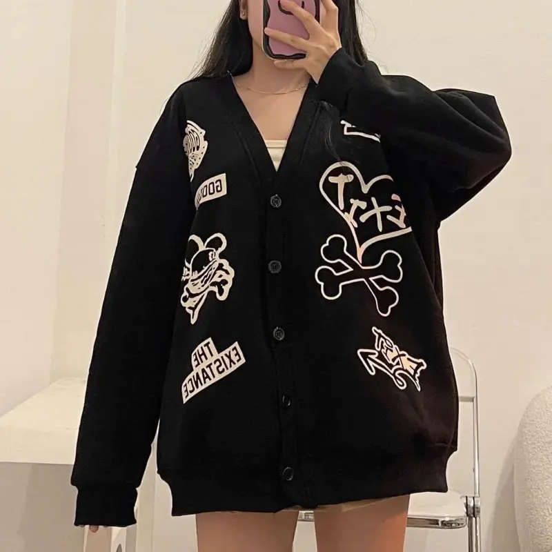 Áo Khoác Cardigan Habit Nỉ Bông Unisex 2024 3