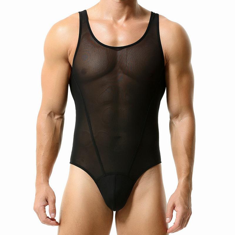 Áo Jumpsuit Quần Nam, TAUWELL, Bộ Đồ Đấu Vật, Áo Cơ Sở Nam, Thích Hợp Cho Thể Dục Và Bơi Lội, Quần Cá Mập, Áo Jumpsuit Quần Lưới, 23701 4