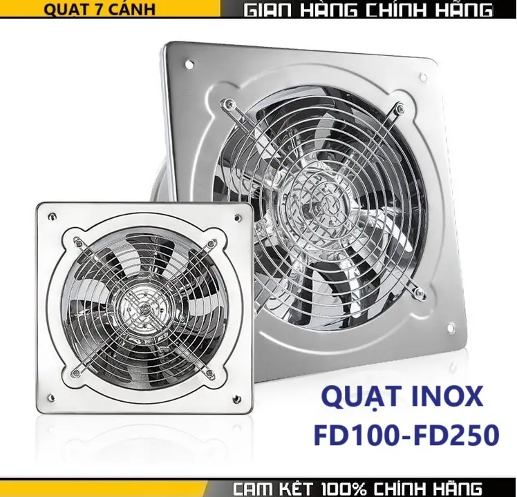 Quạt thông gió hút mùi INOX