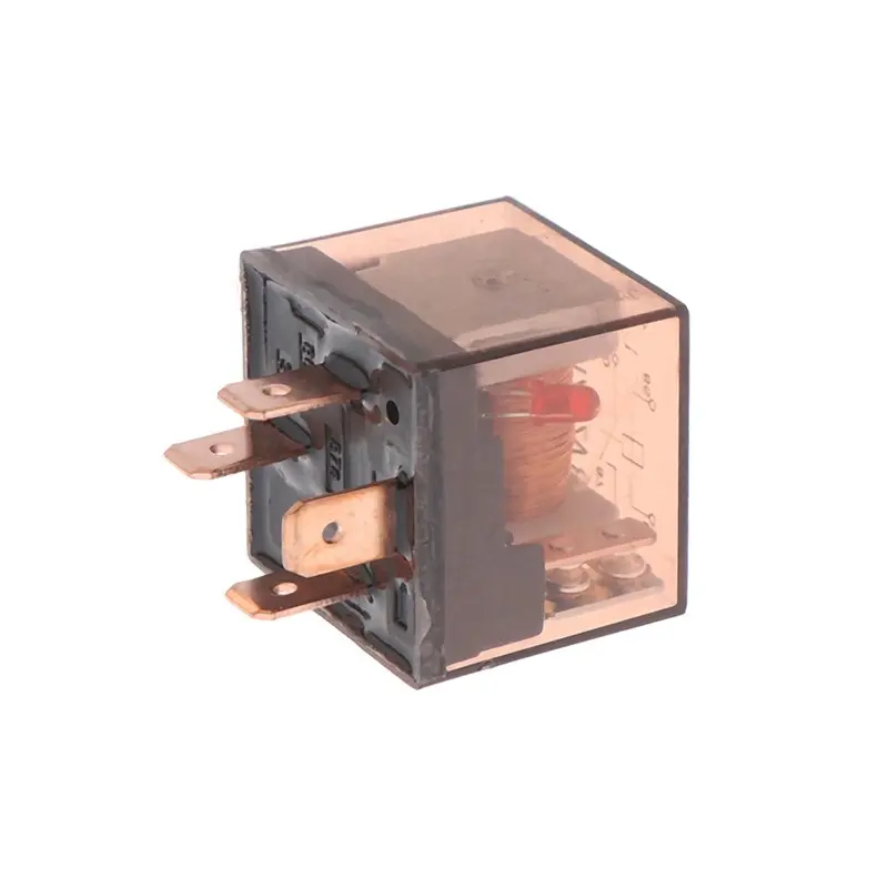 RELAY KLAKSON TRANSPARANT 4 KAKI 12 VOLT 80A RILEY 4 PIN ALARM LAMPU 1