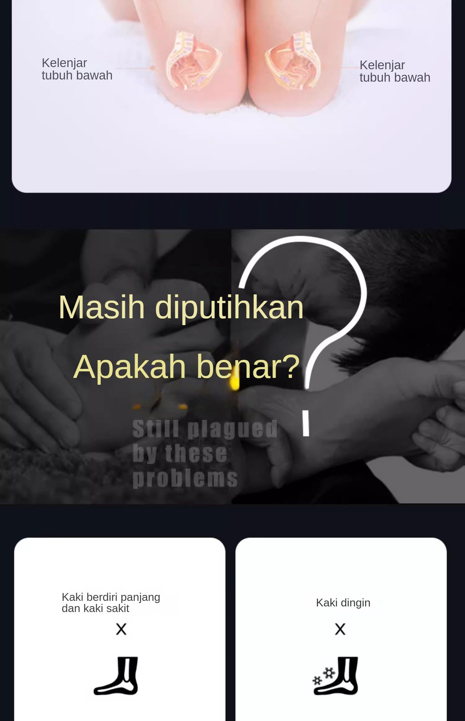 [COD]Sol Kaki Pijat Titik Akupresur 5D untuk Pria dan Wanita - Lembut, Elastis, Redam Guncangan, Bernapas, Serbaguna, Nyaman, Pijat Tapak Kaki, Sol Pijat dengan Titik-Titik