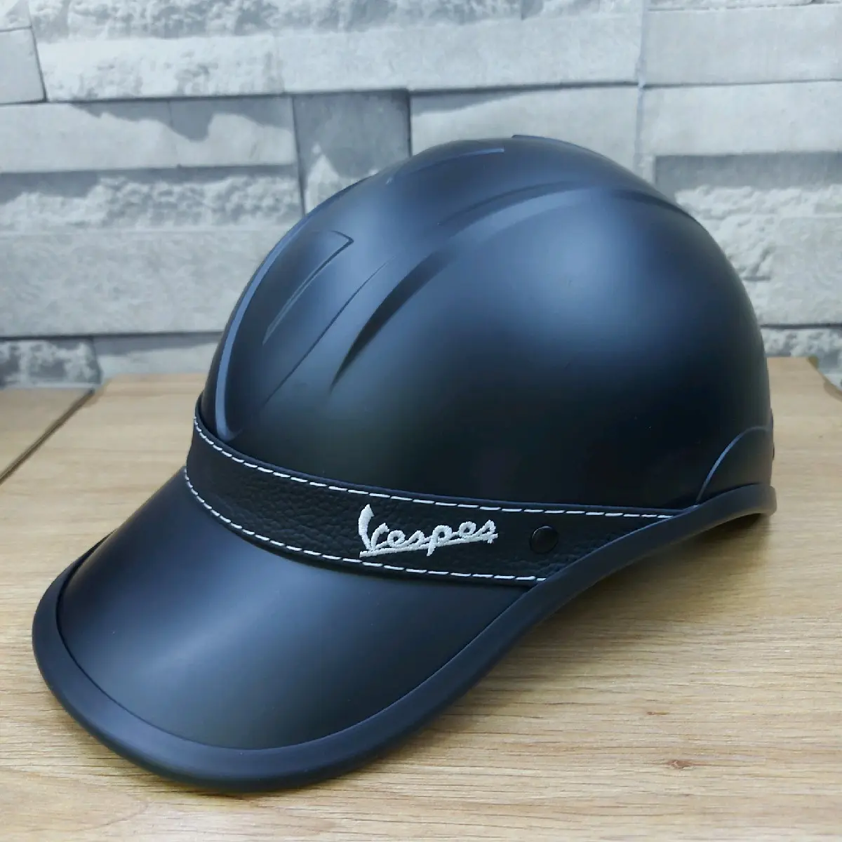 1 Nón bảo hiểm kết Vespa loại dày nhiều màu. (Không khoét lỗ)