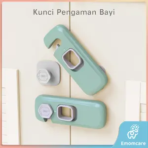 Kunci Pengaman Laci Lemari Kulkas / Baby Cabinet Safety Lock / Pengunci Furniture Pelindung Bayi Protector
