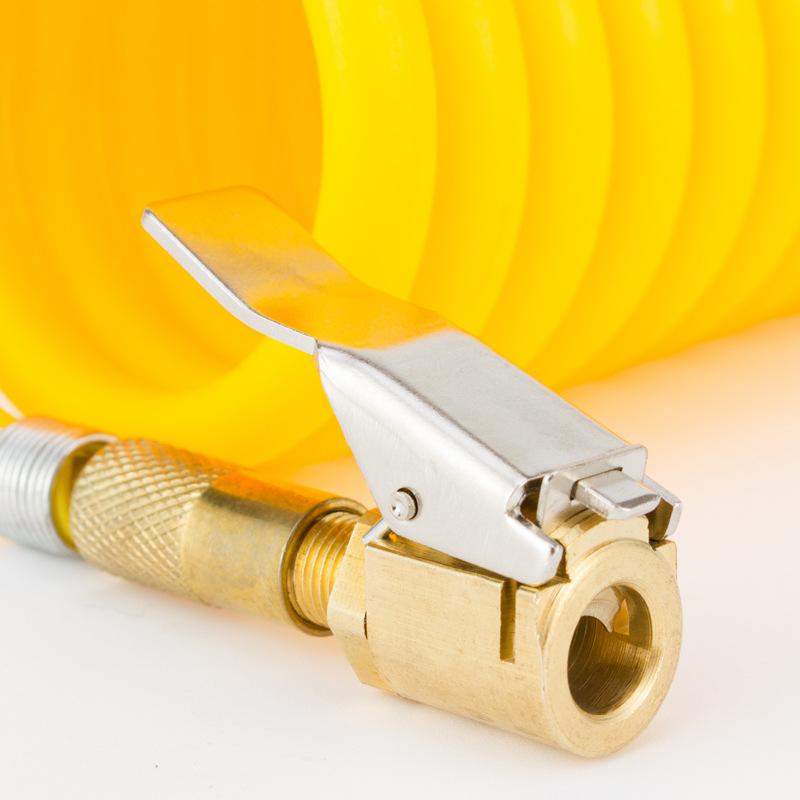 Vòi Bơm Hơi Xe Đạp / Xe Máy / Xe Hơi Đồng Thau, Đầu kẹp van bơm bánh xe hơi/ xe tải bằng đồng thau ren 8mm, Đầu nối van bơm lốp xe hơi, Kẹp Van Lốp hơi, xe máy 8