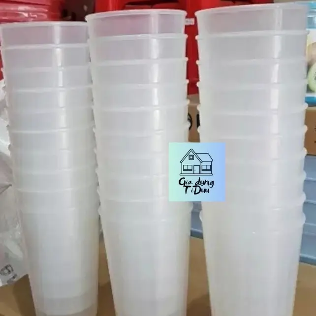 Cốc sọc đại nhựa Việt Nhật Cốc nhựa trong suốt cốc nước mía, cốc trà đá, cốc uống bi.a