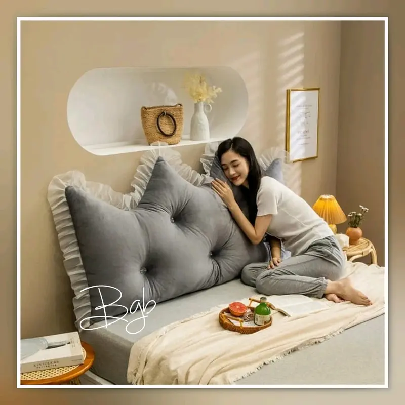 BGB BANTAL SANDARAN HEADBOARD CROWN DIAMOND Dekorasi 0