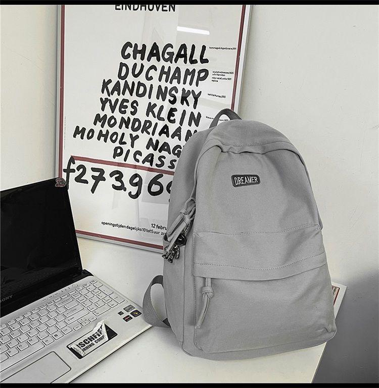Product Introduction of Beg Sekolah Berzip Belakang Gaya Hong Kong Beg Sekolah Retro Lelaki Jepun Kapasiti Besar Pelajar Sekolah Menengah Kolej Pelajar Beg Kanvas Bags Backpack Ransel 17