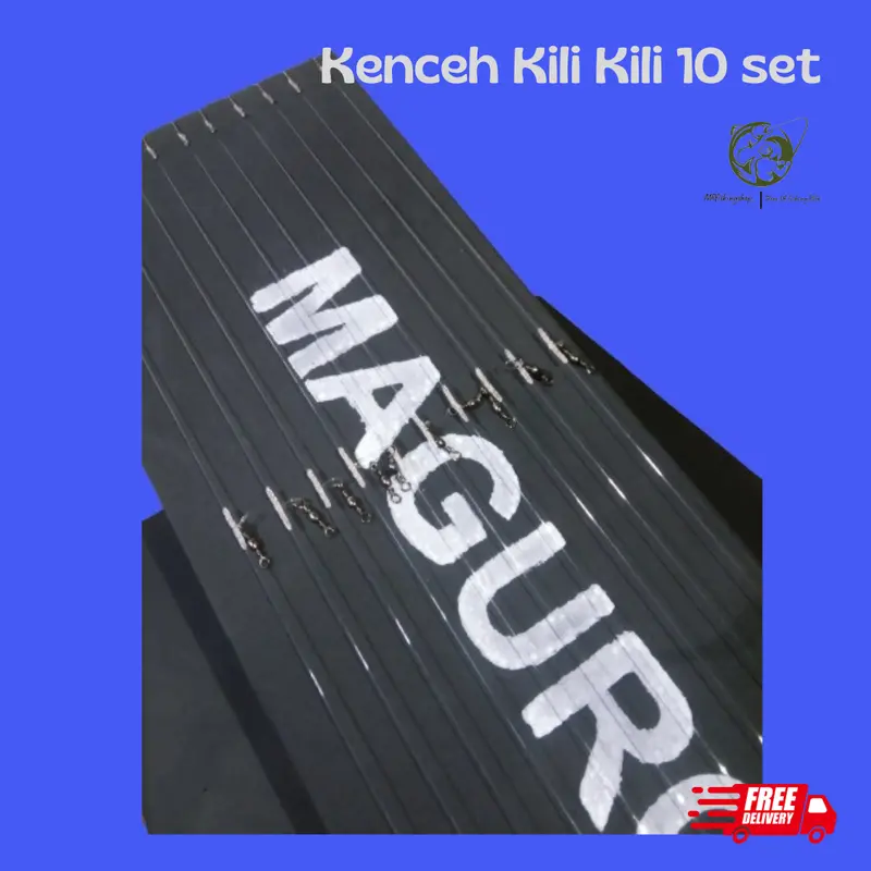 Rangkaian Kenceh Kili-Kili Rangkaian Set Kail Kenceh Kili - Kili Rangkai 3 Kail 2 + Timah Isi 10 Pcs 1