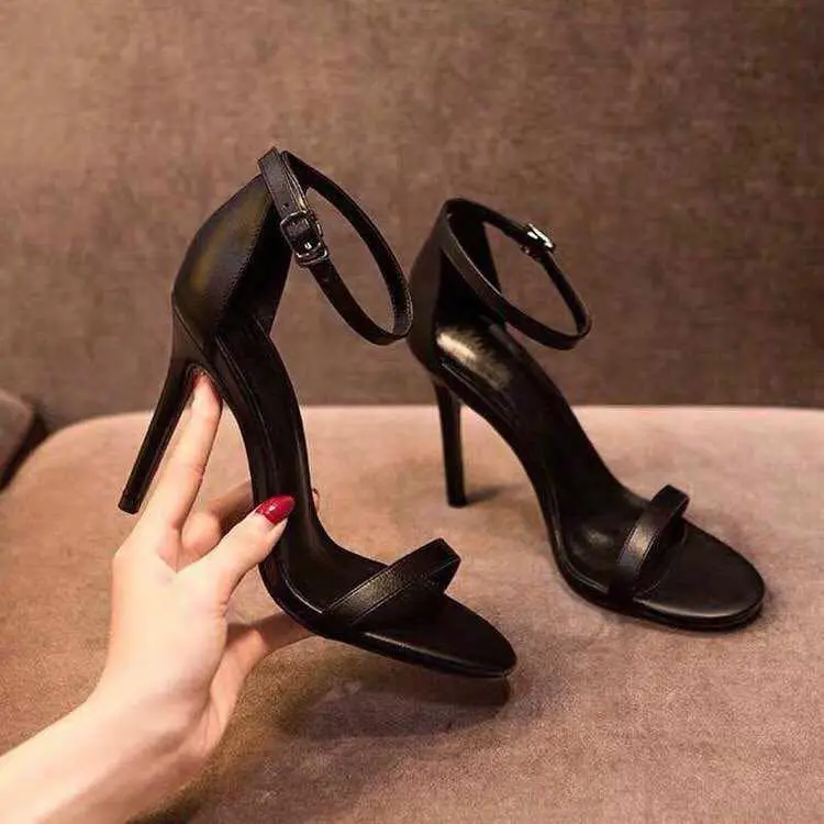 Sandal gót đinh 7 phân và 9 phân quai ngang dễ phối đồ 2022