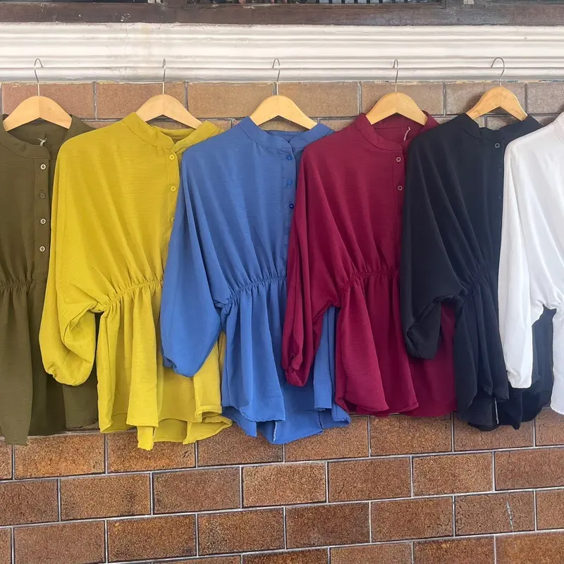 ISYANA BLOUSE RAYON CRINGKEL AIRFLOW PREMIUM Polos 4