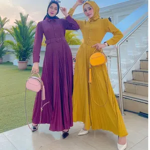 Setelan jumpsuit emmeline long 9098 original asli Three m baju gamis wanita muslim import TM new terlaris best seller termurah korea unik lucu sale promo diskon maksi