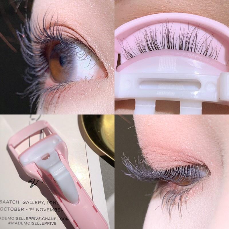 Kẹp mi uốn cong lông mi 3D bằng nhựa đầu vuông chuyên dụng Bấm mi siêu cong êm…