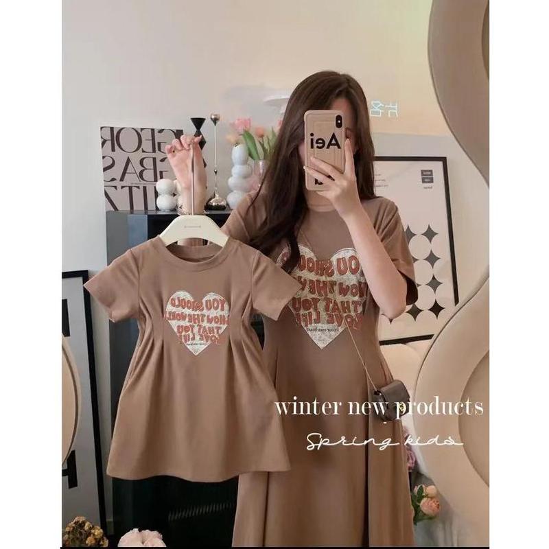 Trang Phục Bố Mẹ-Bé Phong Cách Người Nổi Tiếng Trên Internet Làm Bằng Bông, Thích Hợp Cho Mùa Hè, Trang Phục Gia Đình Cho Bốn Và Ba Người, Váy Nữ Phong Cách Phương Tây 2024, Trang Phục Du Lịch 6
