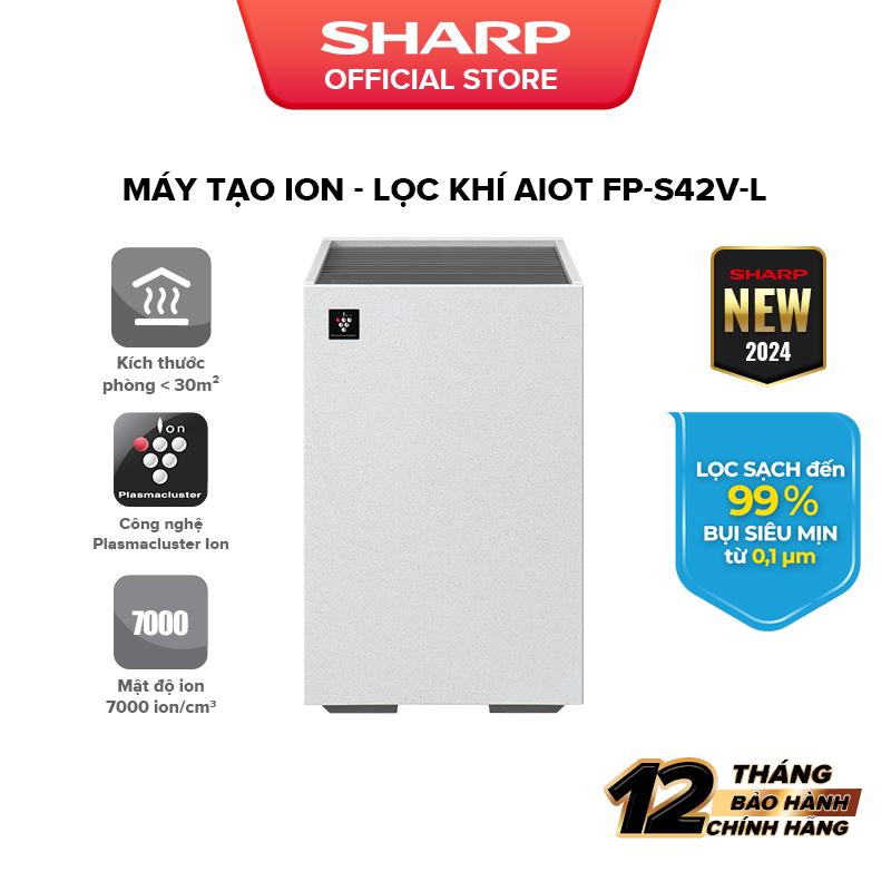 Máy Lọc Không Khí Sharp Purefit Mini FP-S42V-L xuất xứ Thái Lan - Bảo hành 12T, Làm Sạch bụi mịn trong phòng