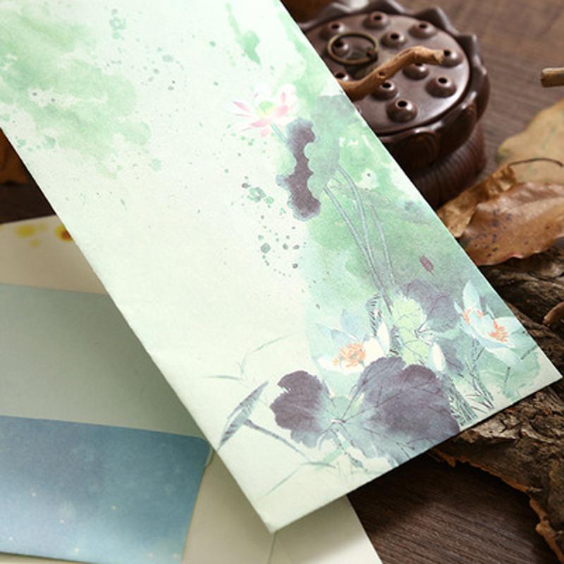 Product Introduction of Office Supplies School Supplies Chinese Style Letter Paper Message Letter Pad Envelope Paper Writing Paper Letter Stationery Papers Vintage Envelope 11