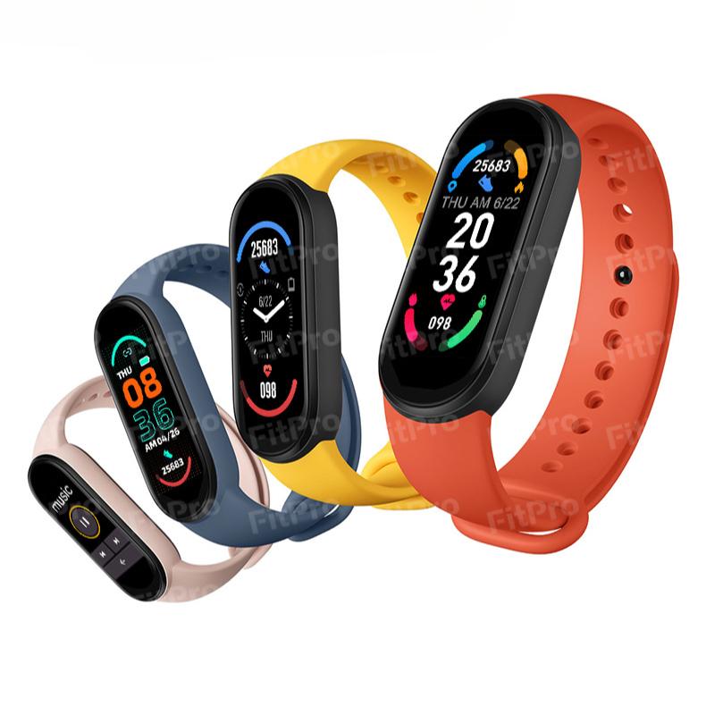 Product Introduction of New M6 smart bracelet exercise pedometer to measure heart rate and blood pressure electronic waterproof couple male and female students multi-function table 2