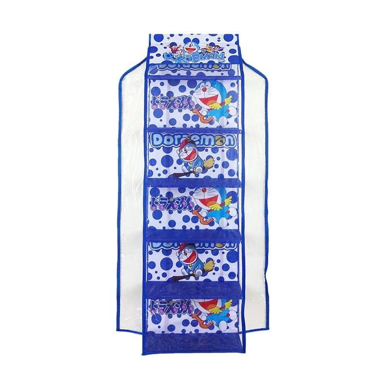 Rak Tas Gantung Karakter 6 Susun / Hanging Bag Organizer 6 Kompartemen / Rak Tas Retsleting Anti Debu 1