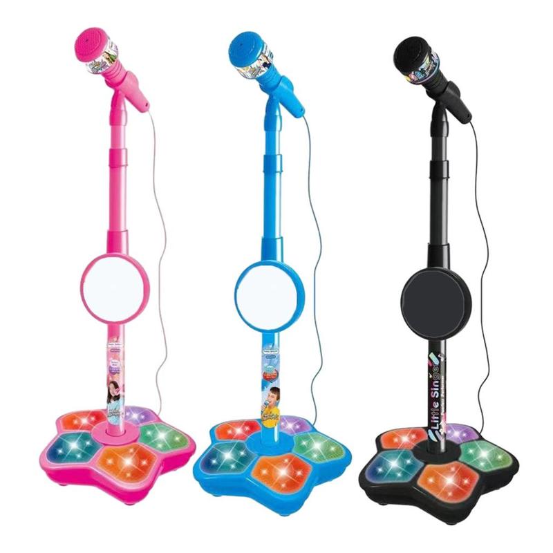 Đồ chơi Micro cho trẻ em, Bokmnh, với giá đỡ và chạy bằng Pin, Mic hát cho trẻ…