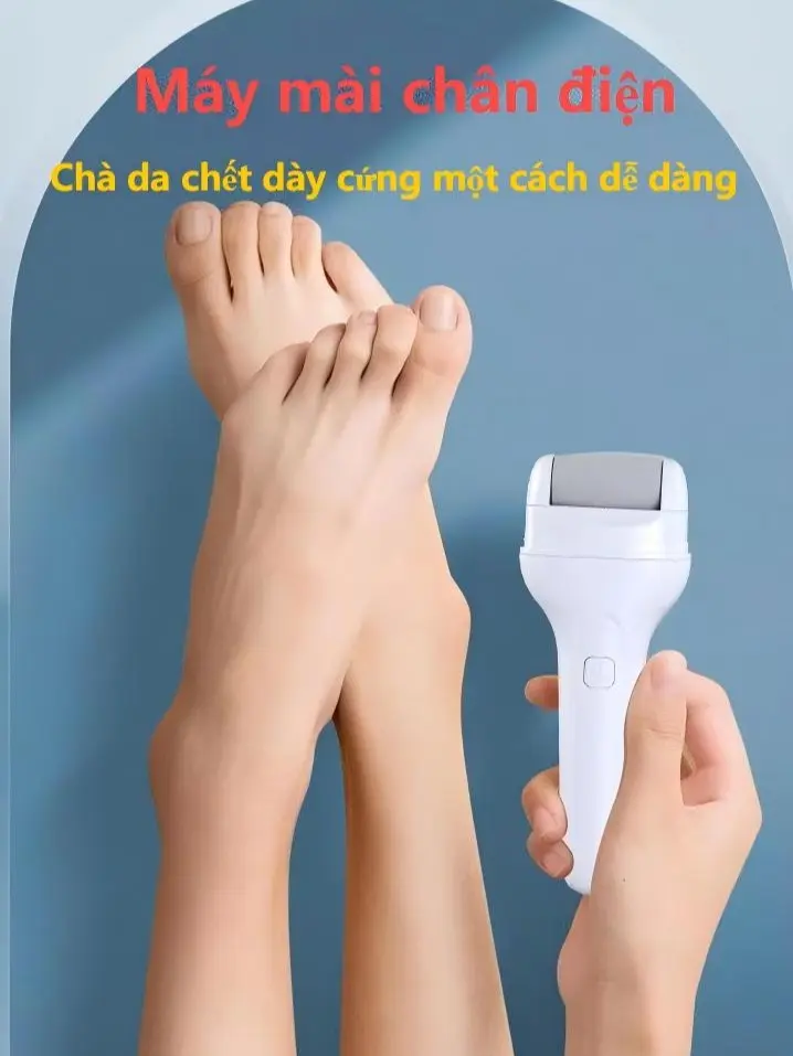 Máy mài gót chân điện Máy tẩy tế bào chết Sửa chữa da chân dưới ở lòng bàn chân Chống thấm nước sạc USB sử dụng nhà Cho Bé
