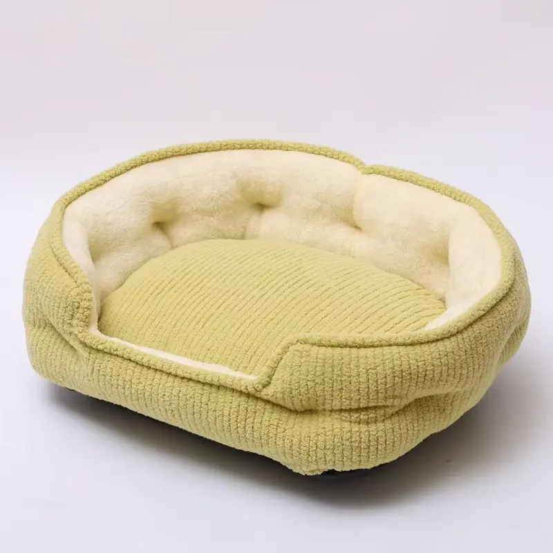 Soft Comfortable Pet Bed, Rectangle Design Pet Mat with Non-slip Bottom, Warm & Easy To Clean Pet Bed for Medium & Small Cats Dogs 5