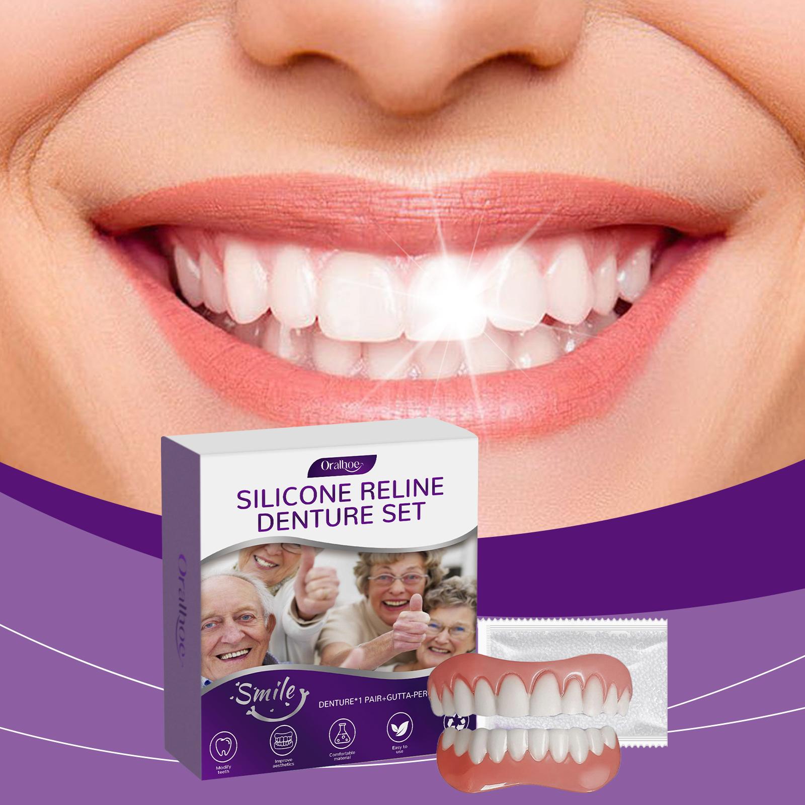 Penjualan panas Satu set yang menggabungkan kenyamanan dan kecocokan, dengan berani mengunyah makanan keras - Aksesori gigi Oralhoe, dibuat dengan bahan nyaman untuk meningkatkan estetika senyum, adalah alat kecantikan gigi yang nyaman untuk perawatan gig