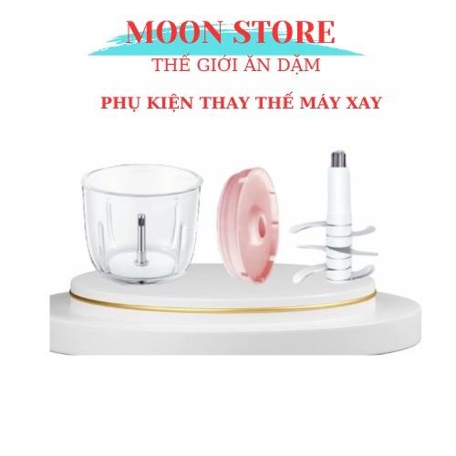 Phụ kiện thay thế máy xay Hattiecs/Coco Bear/ Misan - Cối thuỷ tinh/ Lưỡi dao lẻ