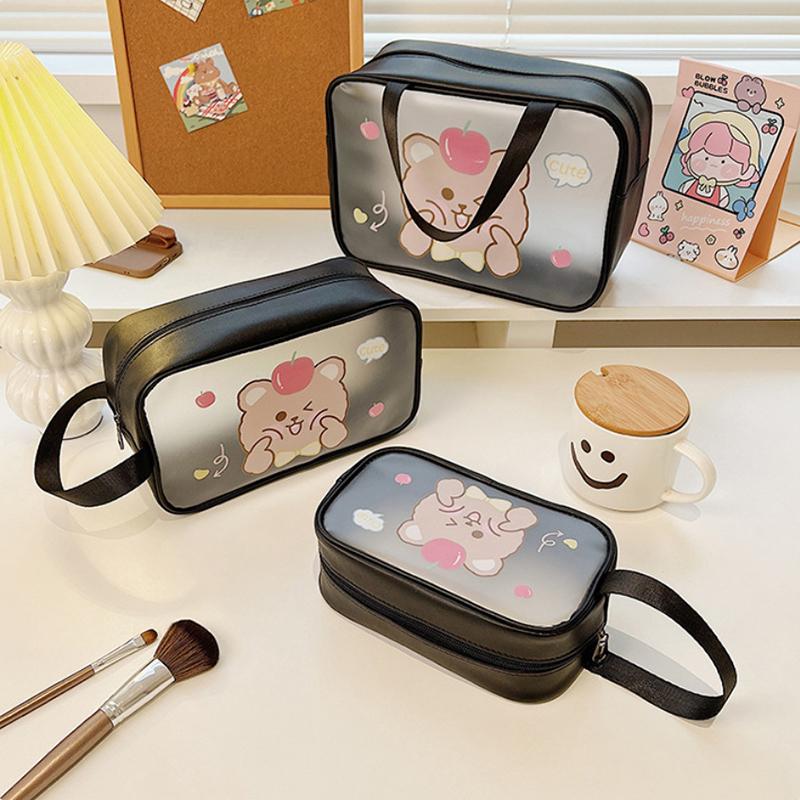 Túi Đựng Mỹ Phẩm Trong Suốt, Thiết Yếu, Túi Sắp Xếp Du Lịch, Thời Trang, Có Kích Thước Nhỏ, Trung Bình Và Lớn, Thích Hợp Cho Đồ Vệ Sinh Cá Nhân, Túi Đựng Đồ Trang Điểm, [COOL] 1