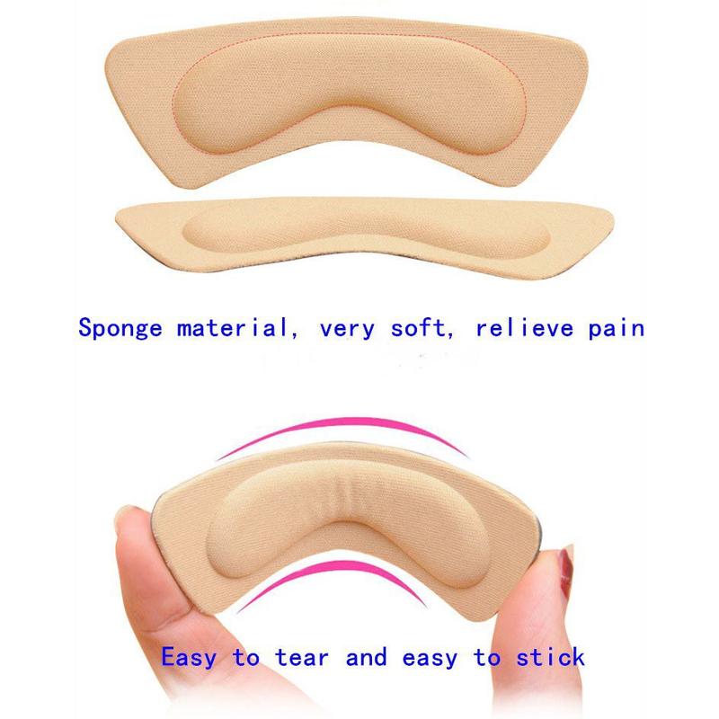 Product Introduction of 2 Pcs/Pair Wear Resistant Foot Invisible  Heel Sticker Shoes,Heel Sticker Foot Waterproof Foam Tape Wear Resistant,Shoe Heel Pad,Insoles and Cushions 4