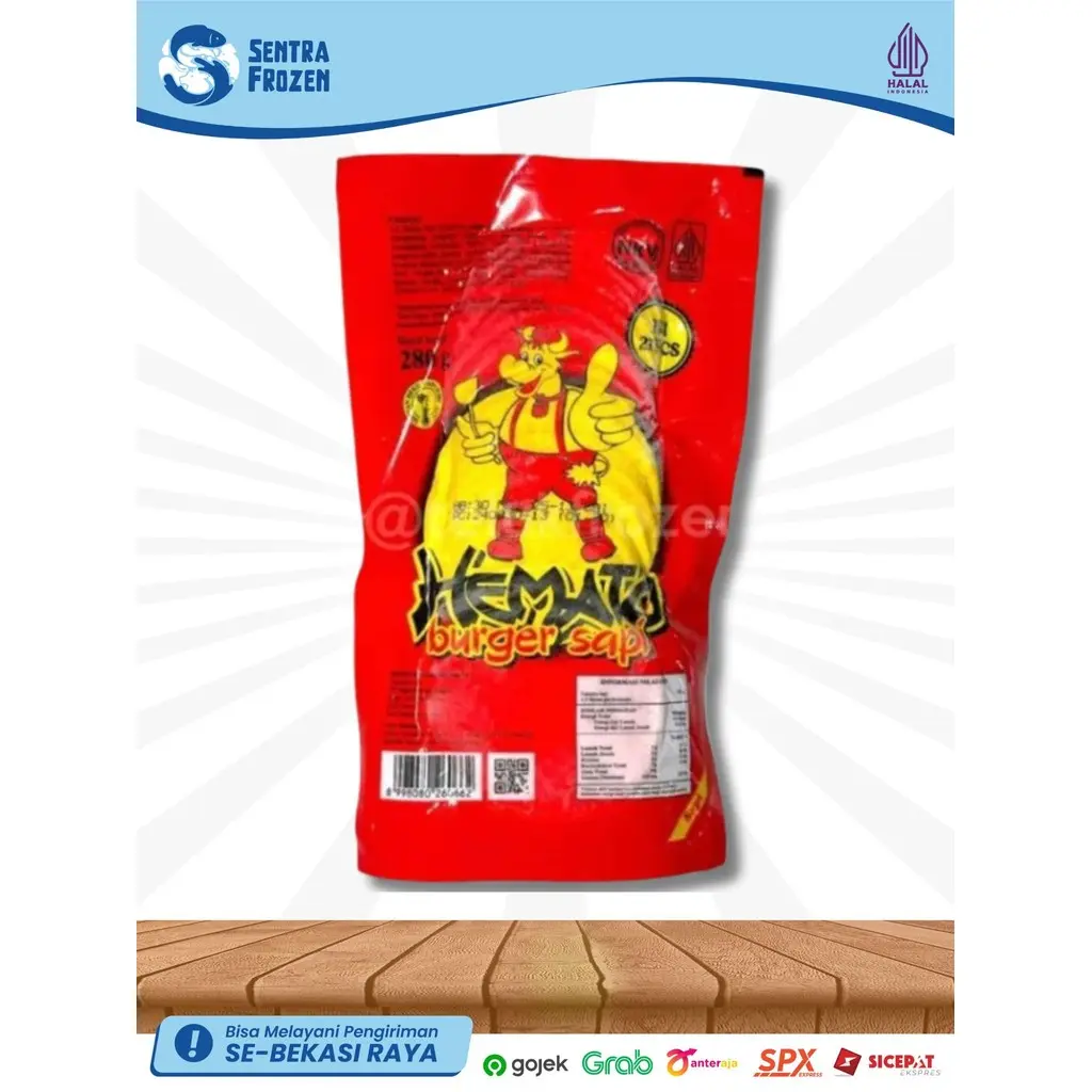 HEMATO BEEF BURGER MINI 21s 280GR