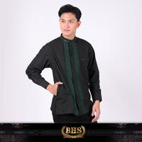 Gambar Baju Koko BHS Classic Motif Kombinasi Olive Tua 01 - M dari SarungBHS Kab. Gresik 1 Tokopedia