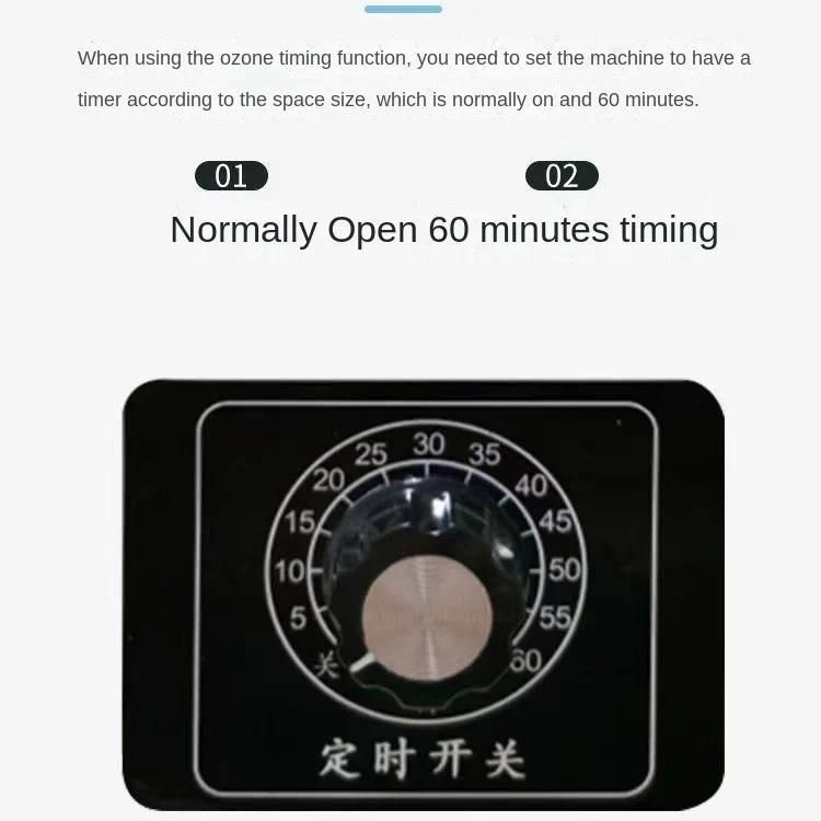 Product Introduction of Ozone Generator Water 1g 1000mg 2g 2000mg AC110V AC220V Air Water Sterilizer Purifier Fruits Vegetables Meat Food Washer 8