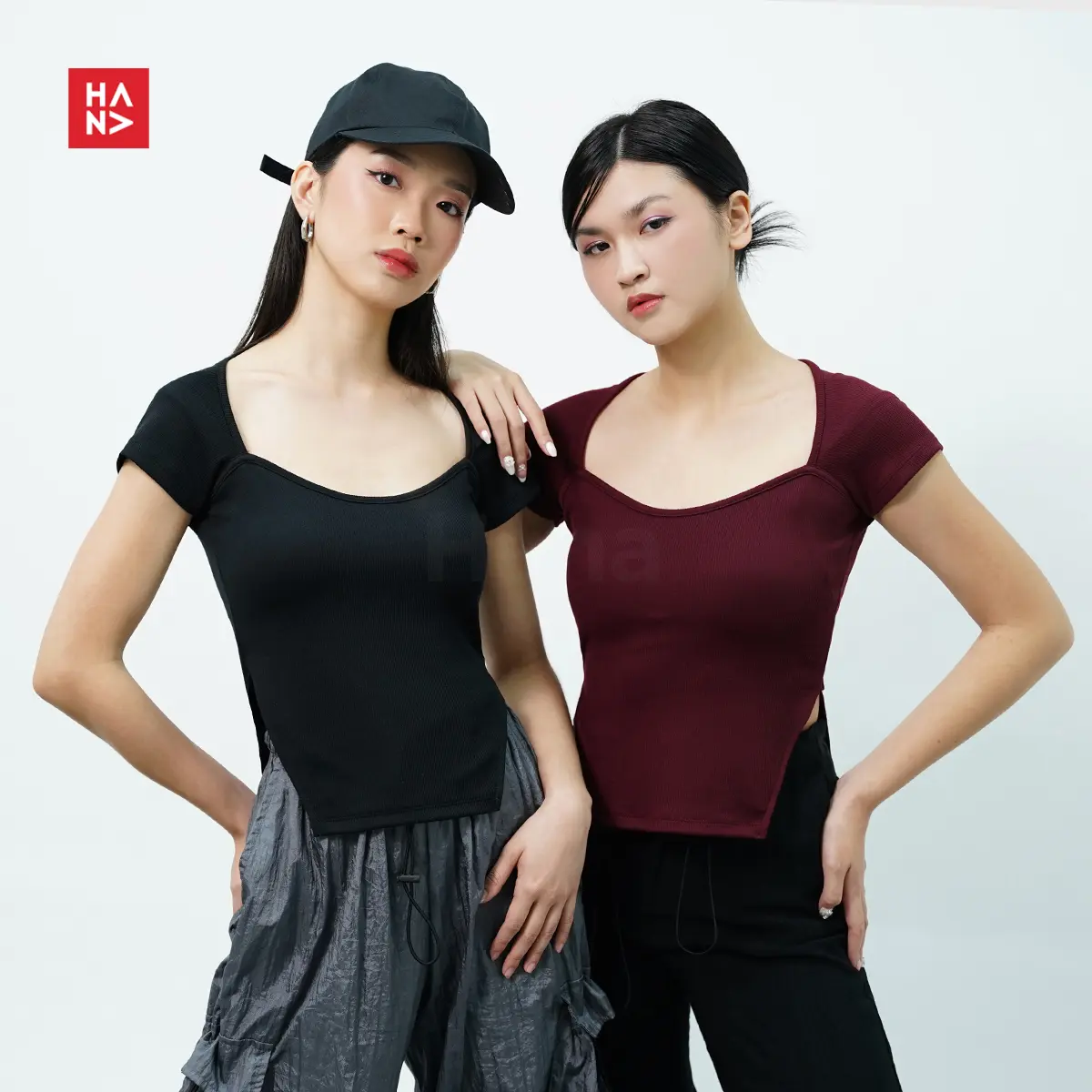 Hana Fashion - Jenna Top/Atasan Halter Neck Wanita - TS718
