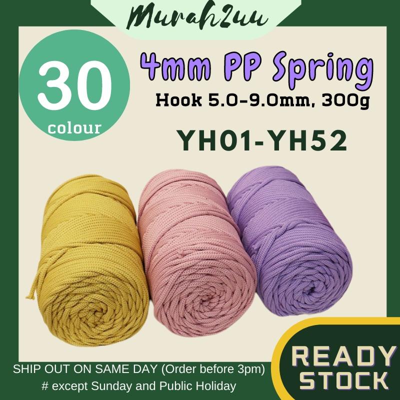 Yarn- Benang PP spring 4mm 300g/ Benang Kait Beg 300g 3- 4mm /yarn ...