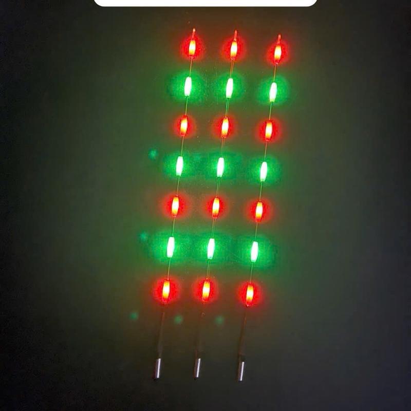 Tăm phao không đổi màu led siêu sáng 7 nấc cho câu cá vào ban đêm - Fishing, Đi Câu