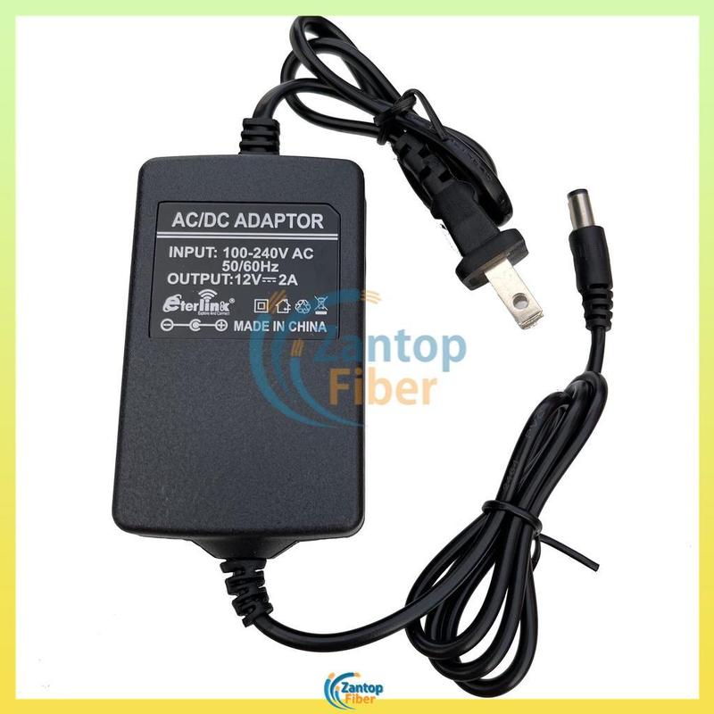 2 line 12V 2A AC/DC Adapter Charger Power Supply For CCTV Security ...