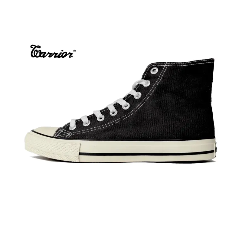 Sepatu Warrior Sparta High Black White