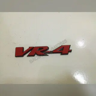 emblem VR4 red logo untuk mitsubishi gallant