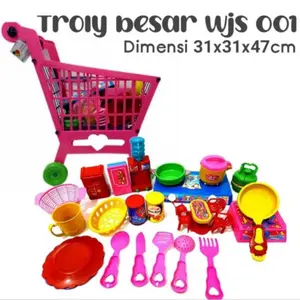 UKURAN BESAR Mainan anak Trolly belanja murah WJS 001 Toys