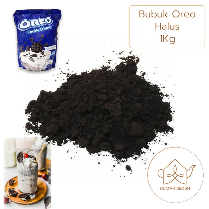1Kg Bubuk Oreo Halus - Fined Oreo Powder - Oreo Crumb halus ASLI 0