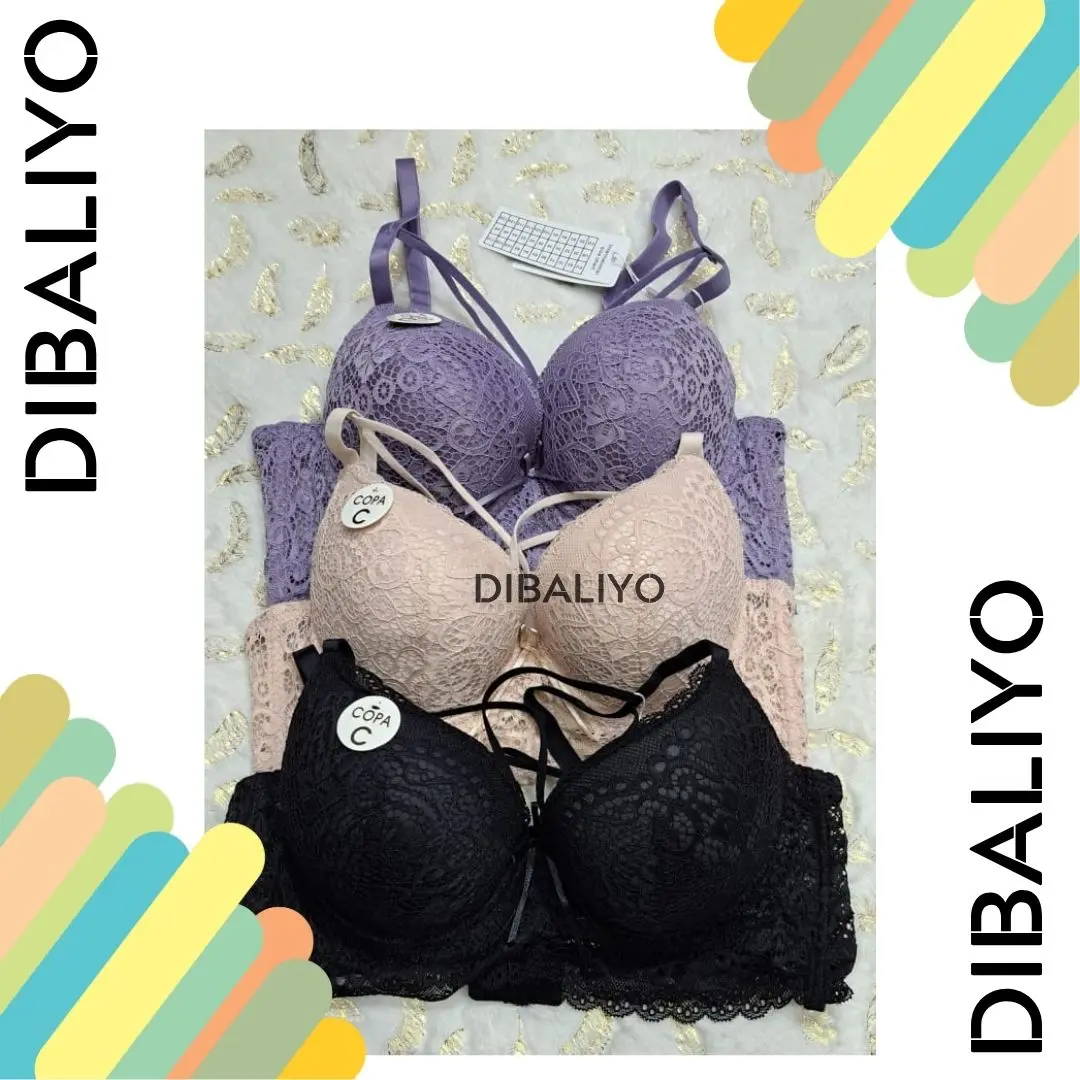 Bra Cup C dan D / Busa tebal / Kawat / Art 9056 - Dibaliyo