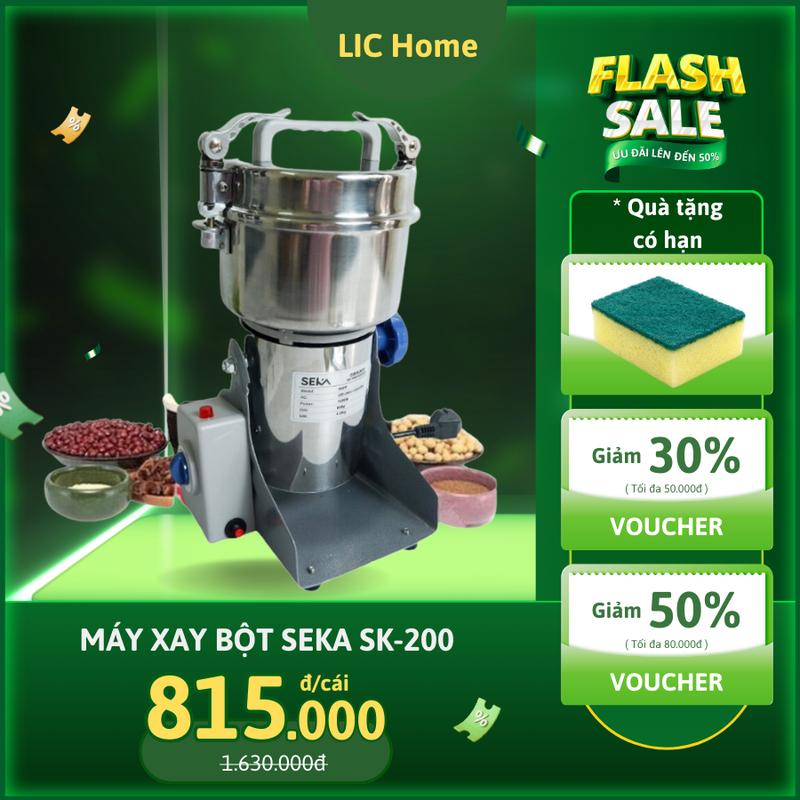 Product Introduction of Máy Xay Bột Khô Seka SK200 Công Suất 3000W Đa Năng, Xay Bột Mịn, Nghiền Ngũ Cốc, Hạt Khô Bảo Hành 12 Tháng 0