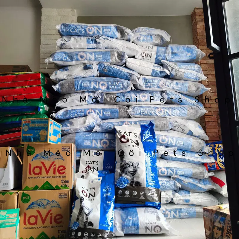 Thức ăn hạt cho mèo Cat's On 5kg Bao seal cho mèo trưởng thành 5