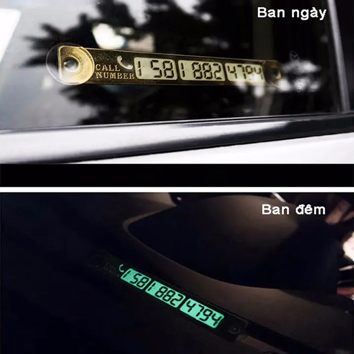 Bảng ghi số điện thoại cho xe ô tô -mẫu RO. Phụ tùng xe máy Phụ tùng ô tô SC12151