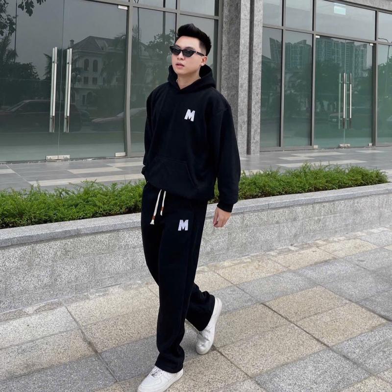 Bộ nỉ phom rộng có lót lông hàng QC 4
