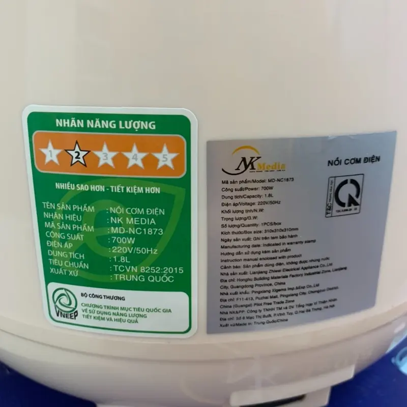 ĐỦ MÀU ĐỦ SIZE * Nồi cơm điện NK Media dáng con lợn, Nấu cơm ngon Dung tích 1.0L, 1.2L, 1.8L Lòng niêu - Bảo Hành 12 Tháng Cooker Nấu Ăn nồi  cơm 5