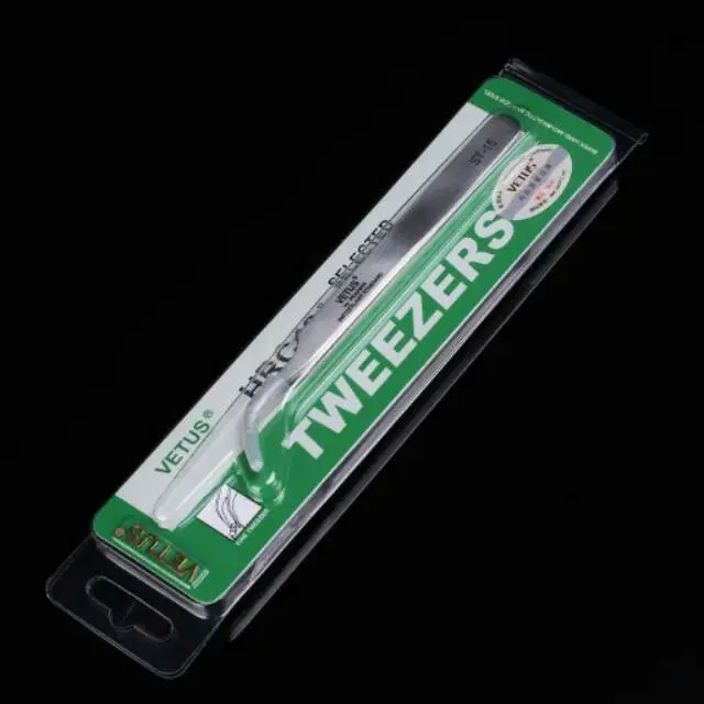 Pinset Bengkok Vetus Tweezers ORIGINAL/pinset vetuz ORIGINAL