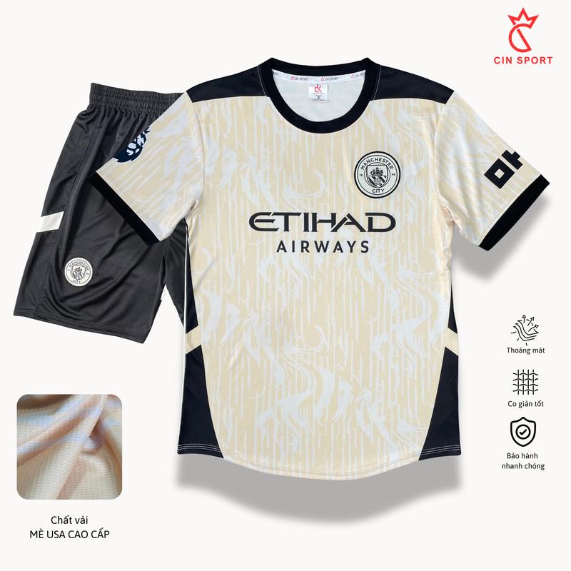TOP QUẦN ÁO BÓNG ĐÁ, ÁO ĐÁ BANH MC CHẤT VẢI THUN MÈ COOL USA CAO CẤP KHÔNG XÙ, KHÔNG PHAI. BỘ QUẦN ÁO THỂ THAO NAM NỮ Trang Phục áo man city 2025